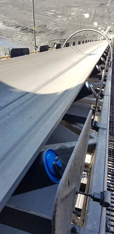remote conveyor rollers monitoring system installed